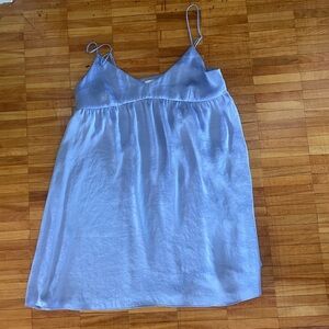 Aritzia Wilfred satin babydoll dress